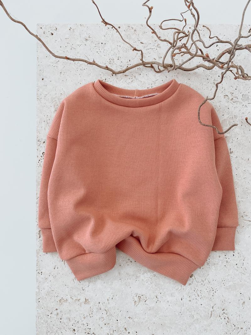 Oversize Sweater Lachs Love always wins