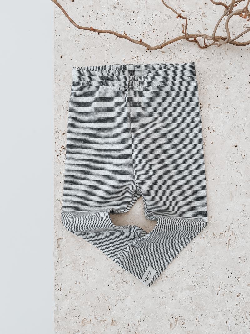 Leggins Tiny Stripe Schwarz Weiß