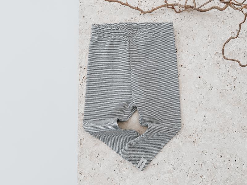 Leggins Tiny Stripe Schwarz Weiß