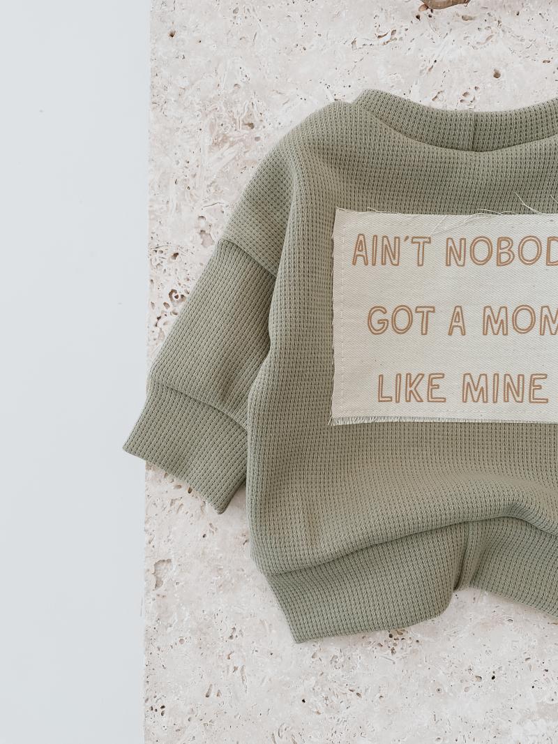 Oversize Sweater Olive Mommy