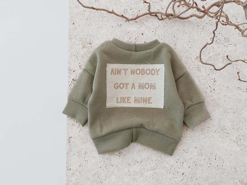 Oversize Sweater Olive Mommy