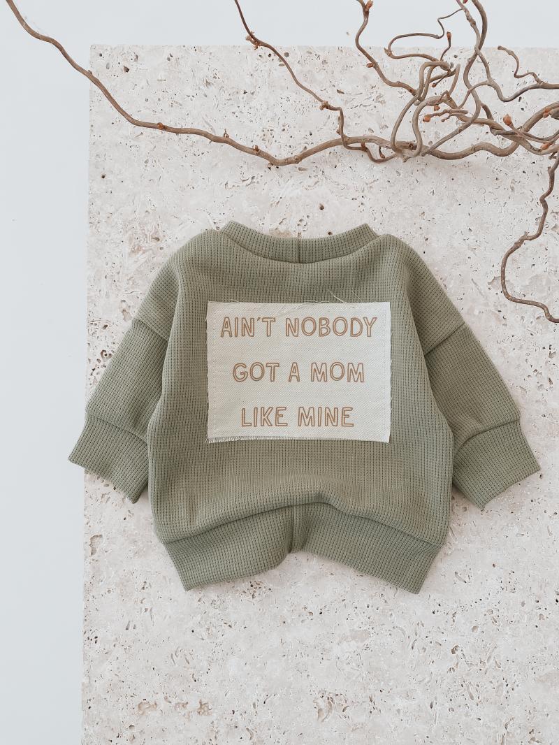 Oversize Sweater Olive Mommy