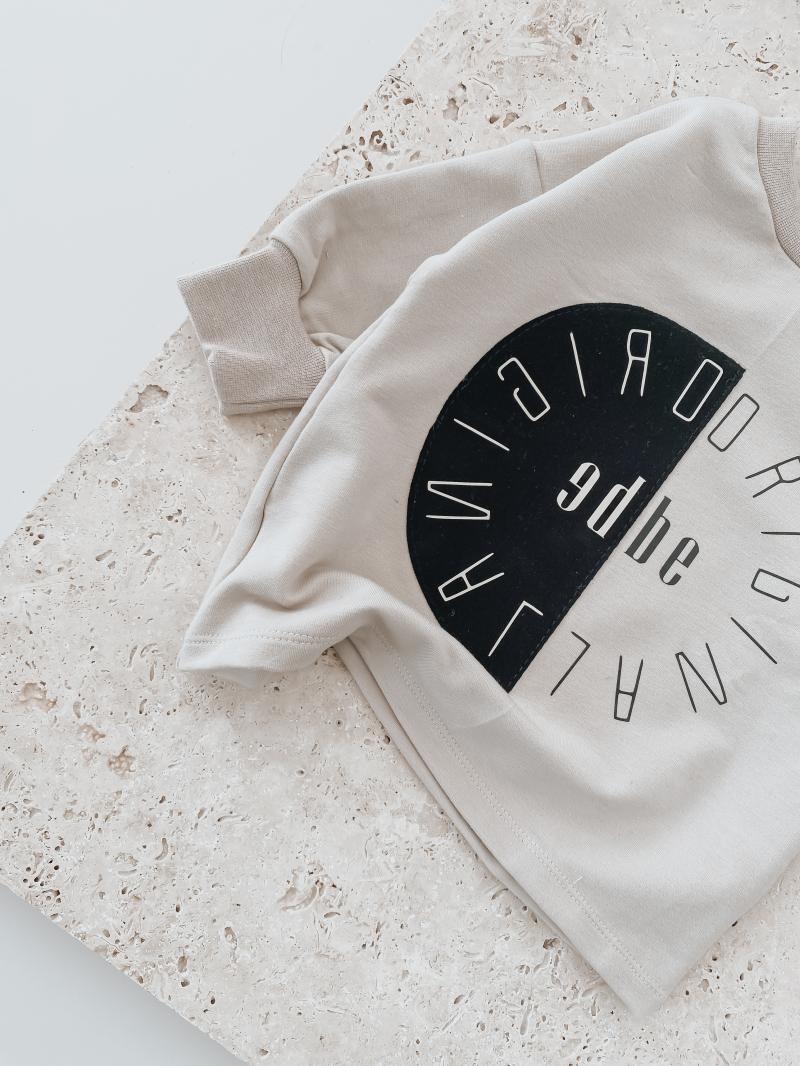 Oversize Pullover Original Beige