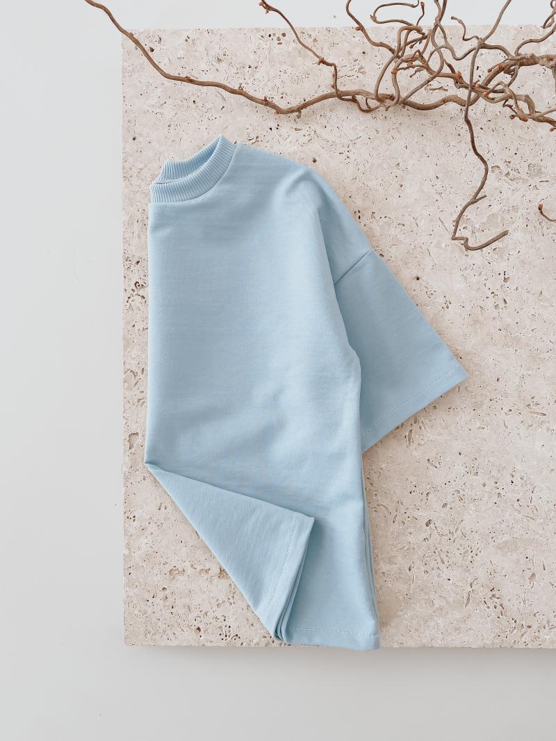 Oversize T-Shirt Teddy Blue