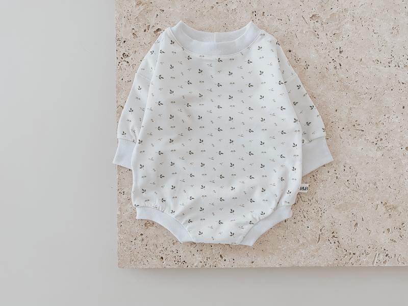 Sweater Romper mini Blätter