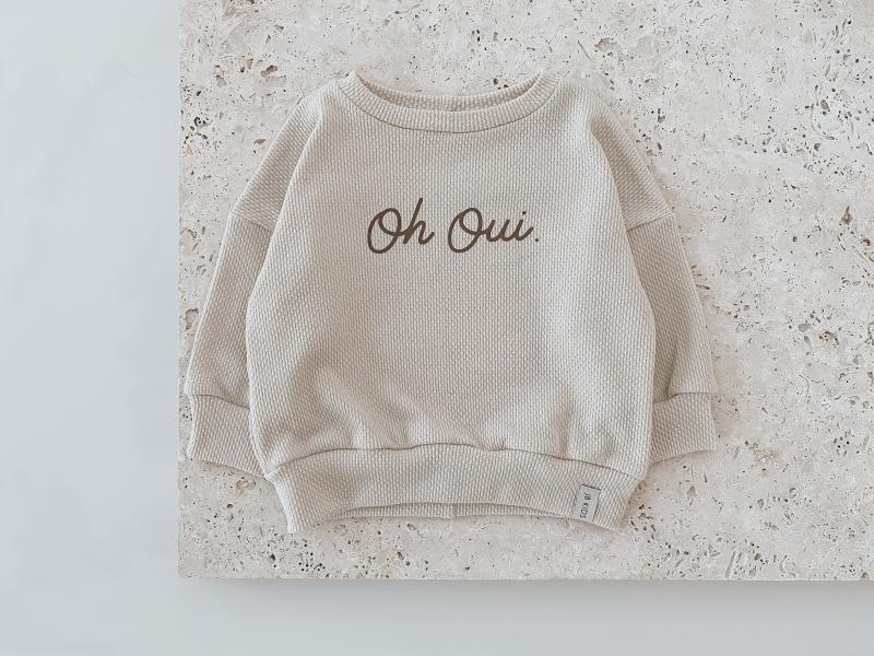 Oversize Sweater Struktur Oh Oui