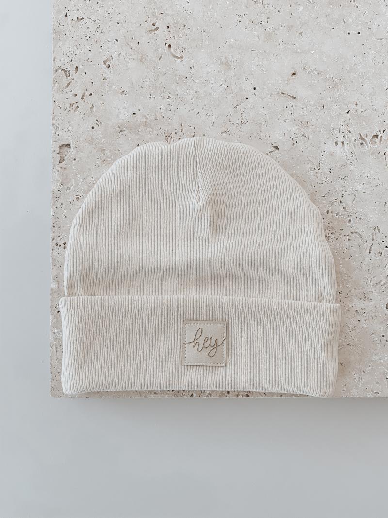 Hipster Beanie Natur Hej