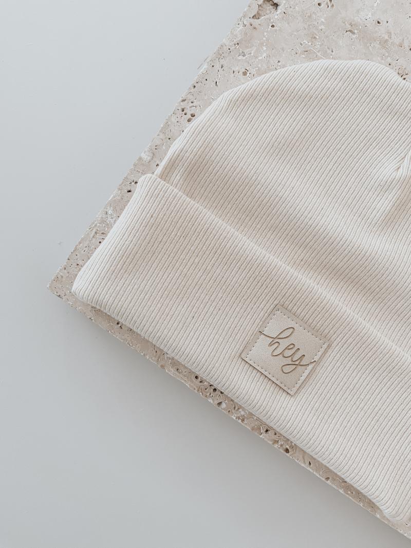 Hipster Beanie Natur Hej