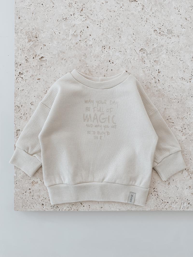 Oversize Sweater Waffel Magic