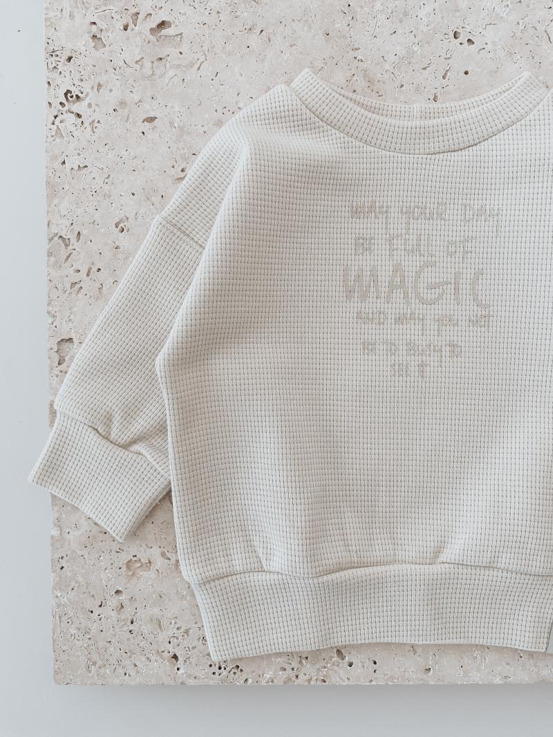 Oversize Sweater Waffel Magic