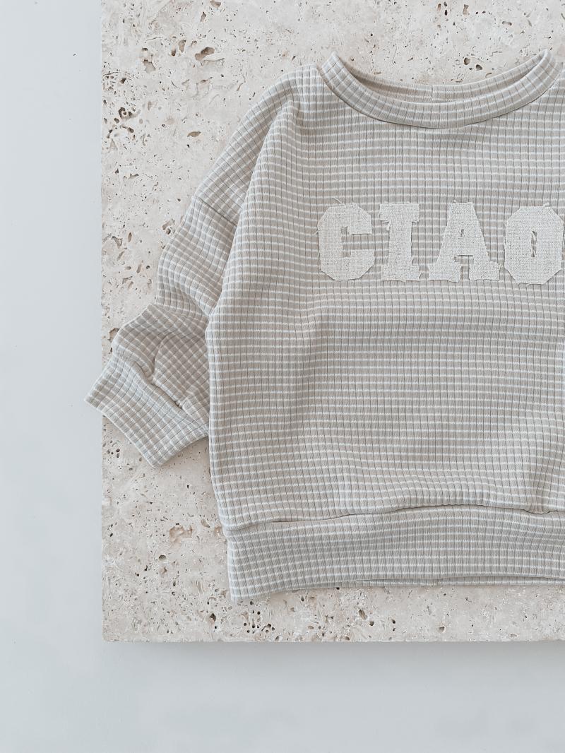 Oversize Sweater Breitripp Streifen Ciao