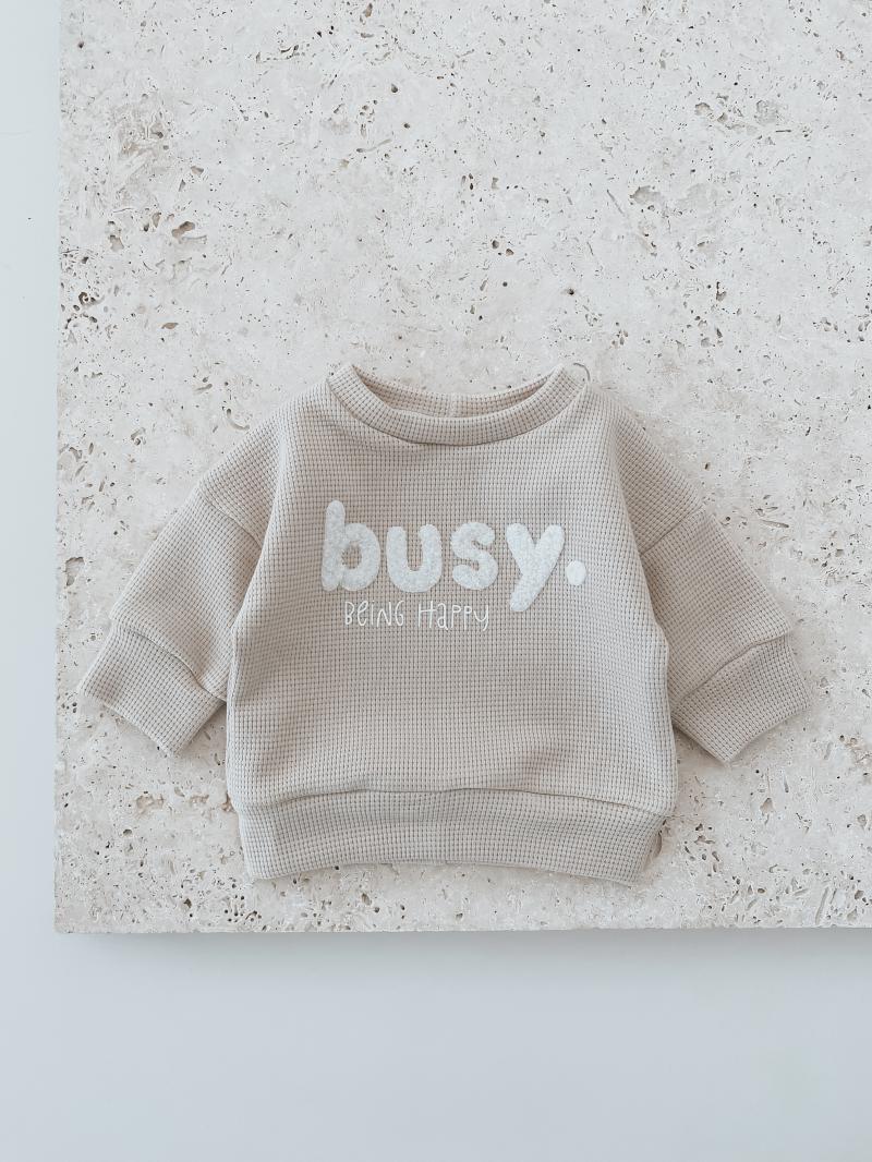 Oversize Sweater Busy Beige
