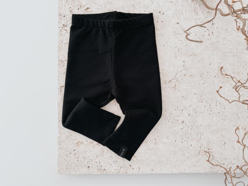Leggins Schwarz Uni