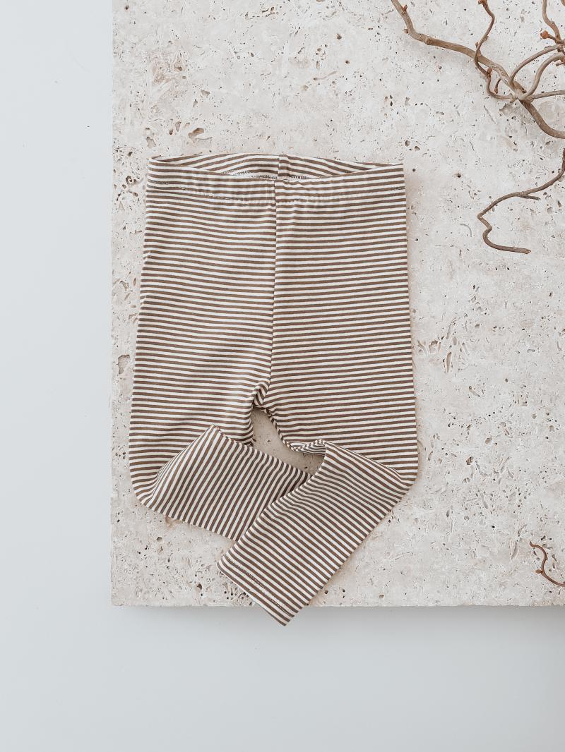 Leggins Stripes Brown