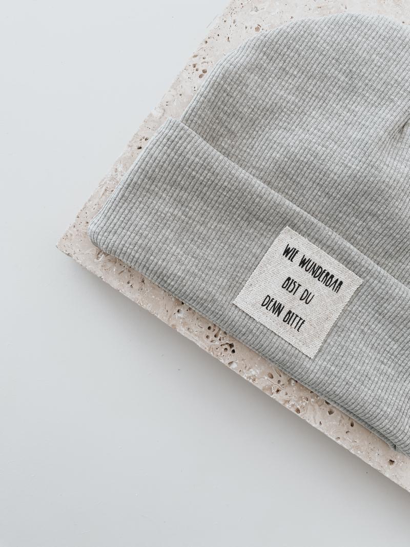 Hipster Beanie Grey Wunderbar