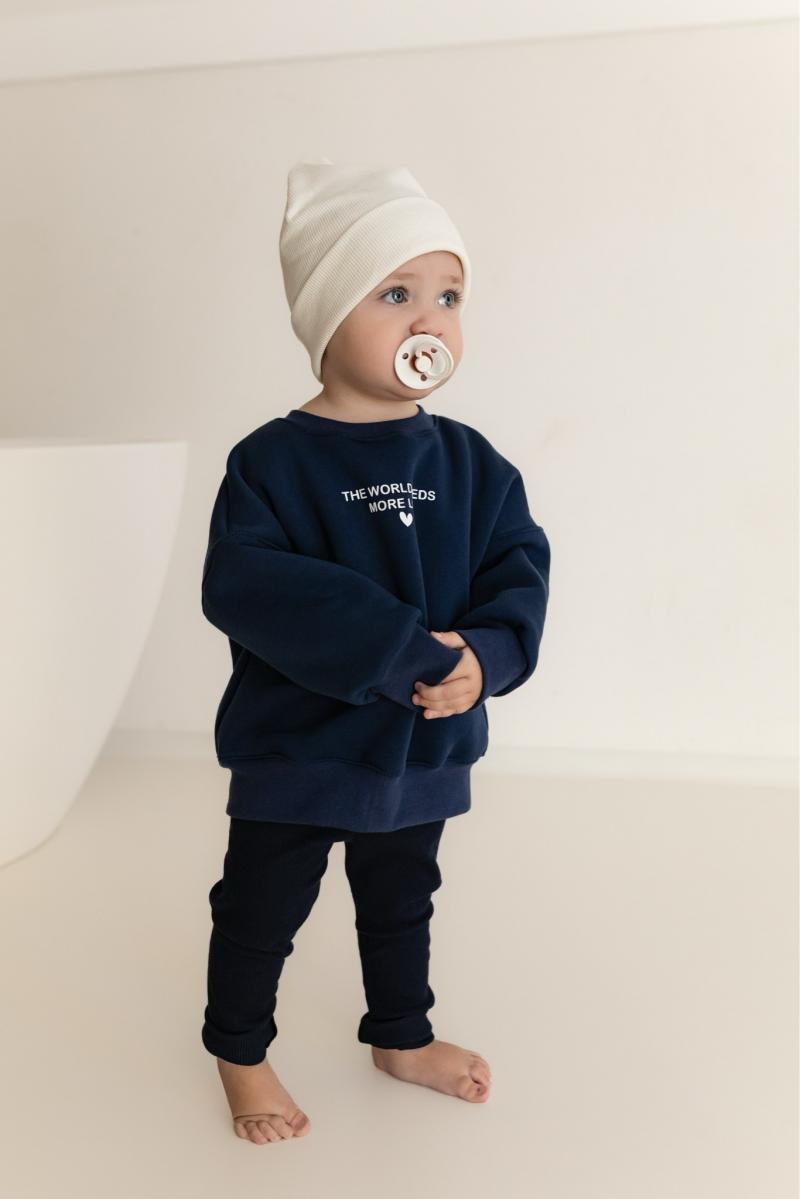 Oversize Sweater Dunkelblau 