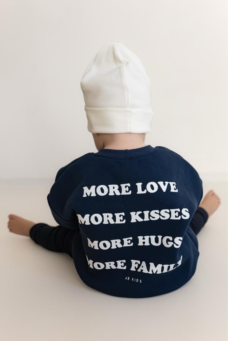 Oversize Sweater Dunkelblau 