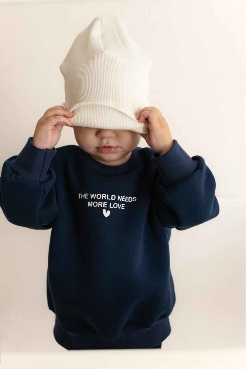 Oversize Sweater Dunkelblau 