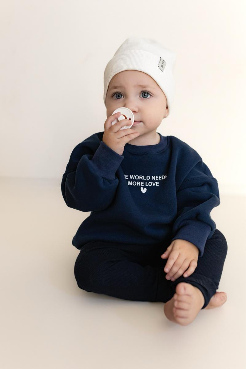 Oversize Sweater Dunkelblau 