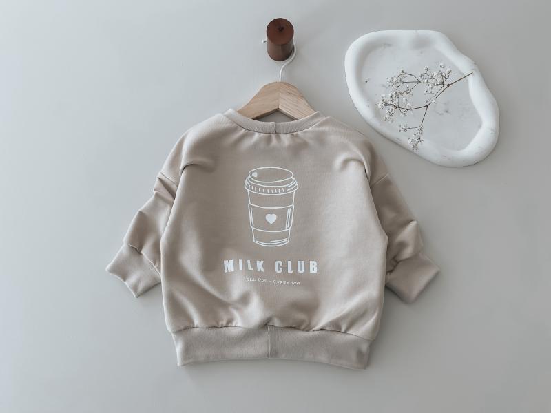 Oversize Sweater Milk Club Beige