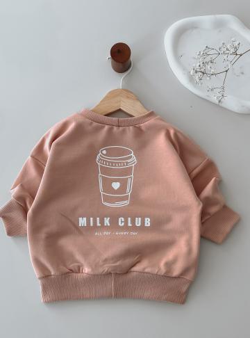 Oversize Sweater Milk Club Alt Rosa