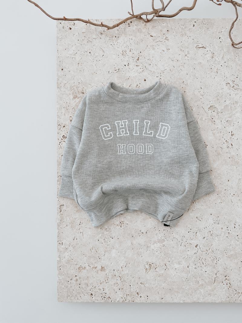 Oversize Sweater Grey Childhood