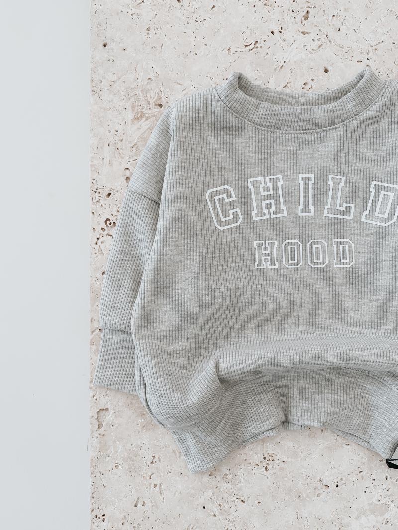 Oversize Sweater Grey Childhood