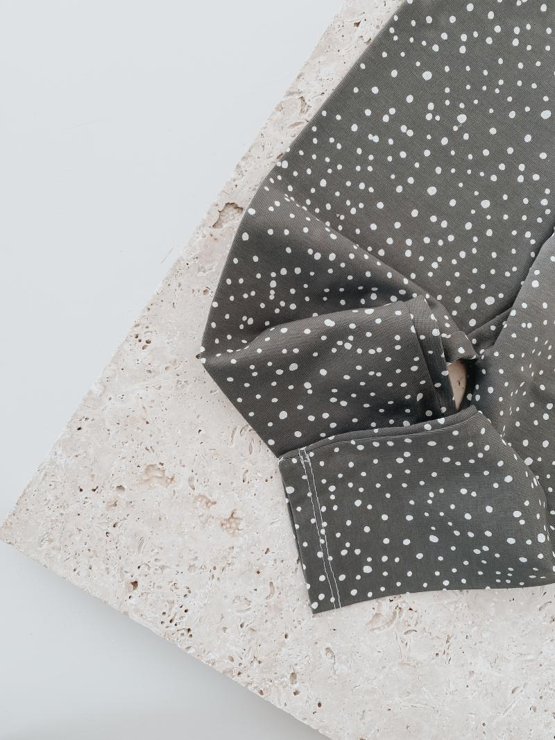 Leggins Grey mini Dots