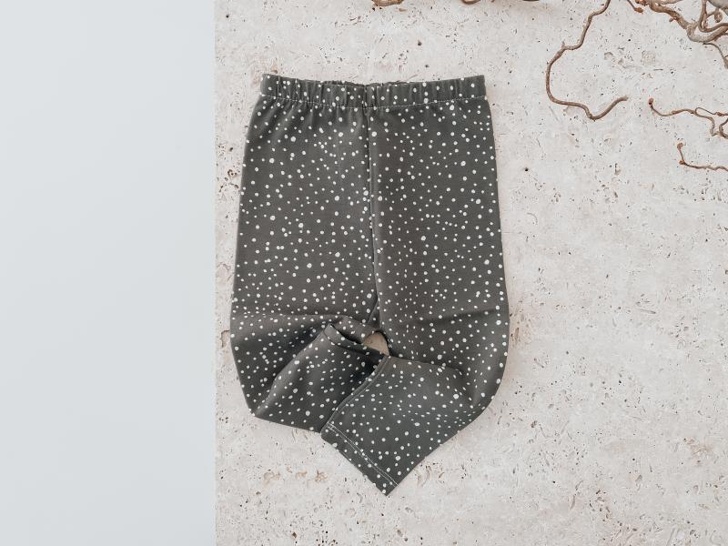 Leggins Grey mini Dots