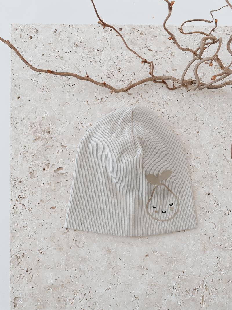 Beanie Natur Birne