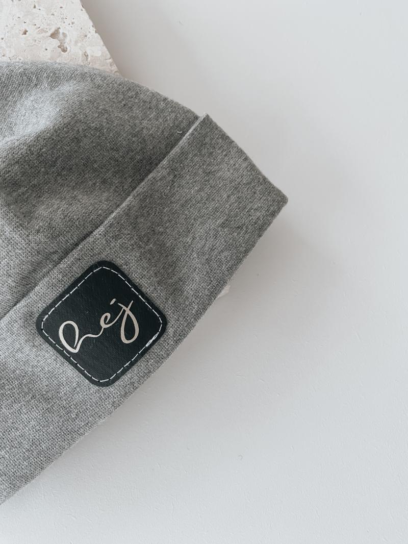 Hipster Beanie Dunkel Grau Hej