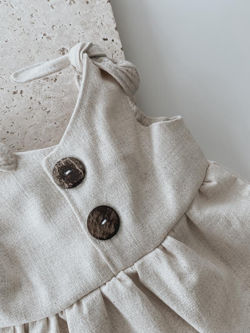 Leinen Kleid Natur