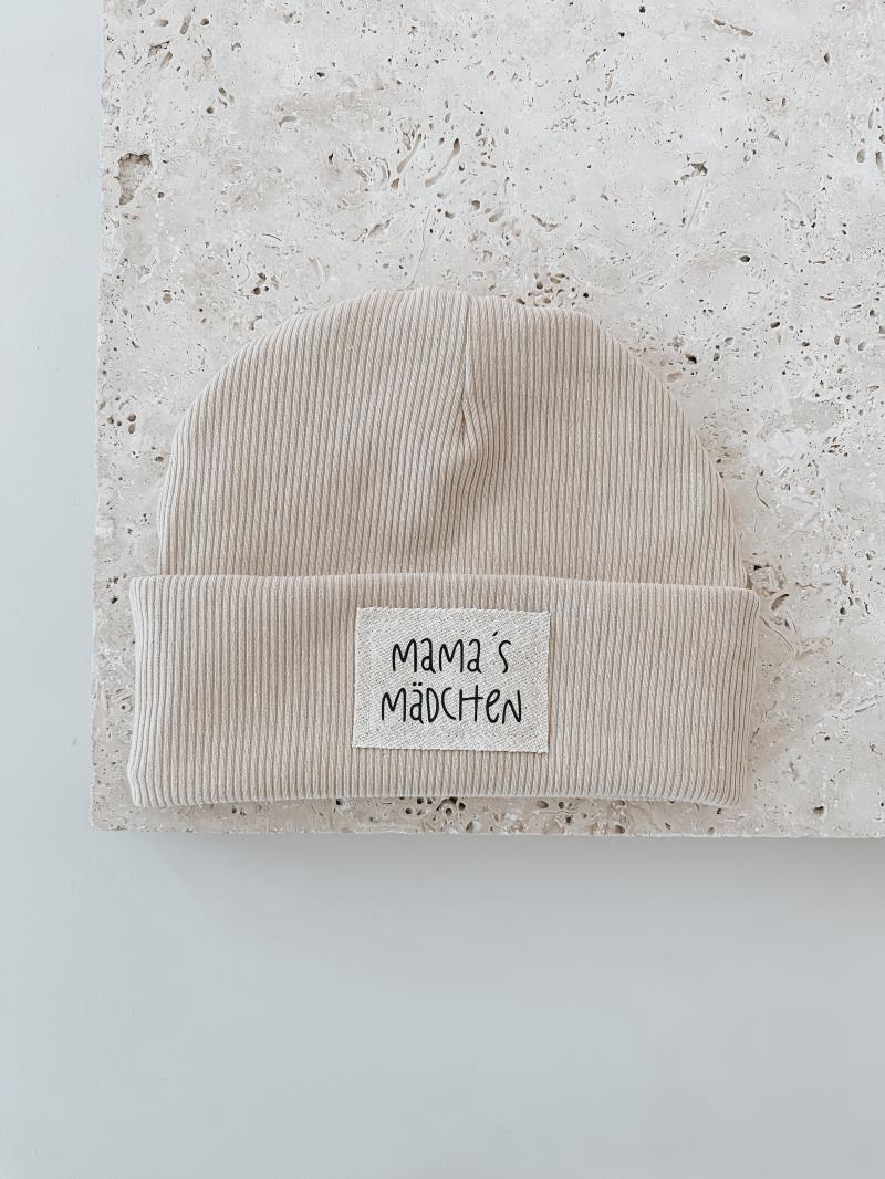 Hipster Beanie Beige Mamas Mädchen