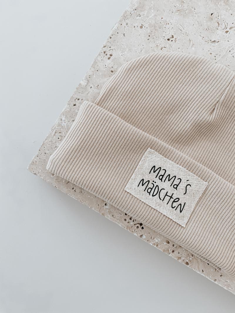 Hipster Beanie Beige Mamas Mädchen
