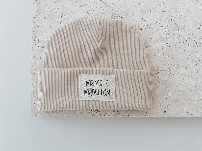 Hipster Beanie Beige Mamas Mädchen