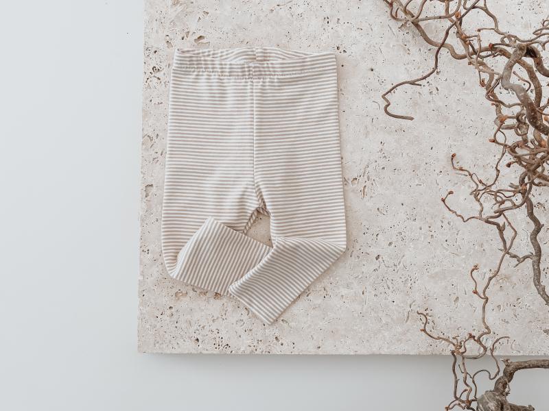 Leggins Stripes Beige