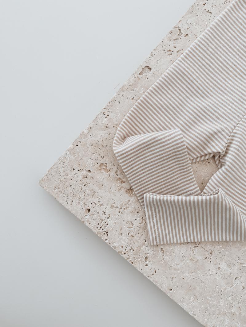 Leggins Stripes Beige