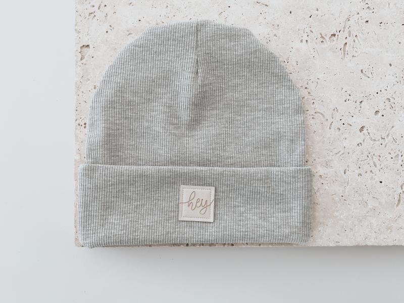 Hipster Beanie Grey Hej