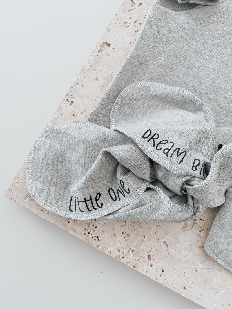 Newborn set Grau Dream Big