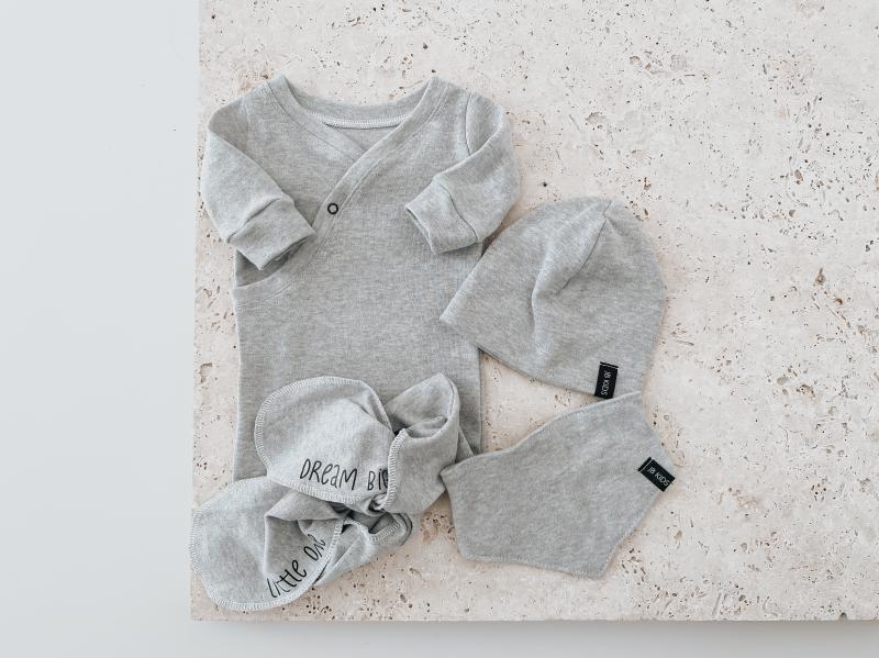 Newborn set Grau Dream Big