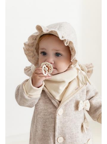 Wollwalk Mütze/Bonnet Cream