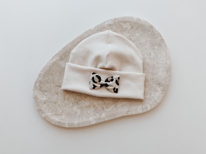 Hipster Beanie Leo Schleife