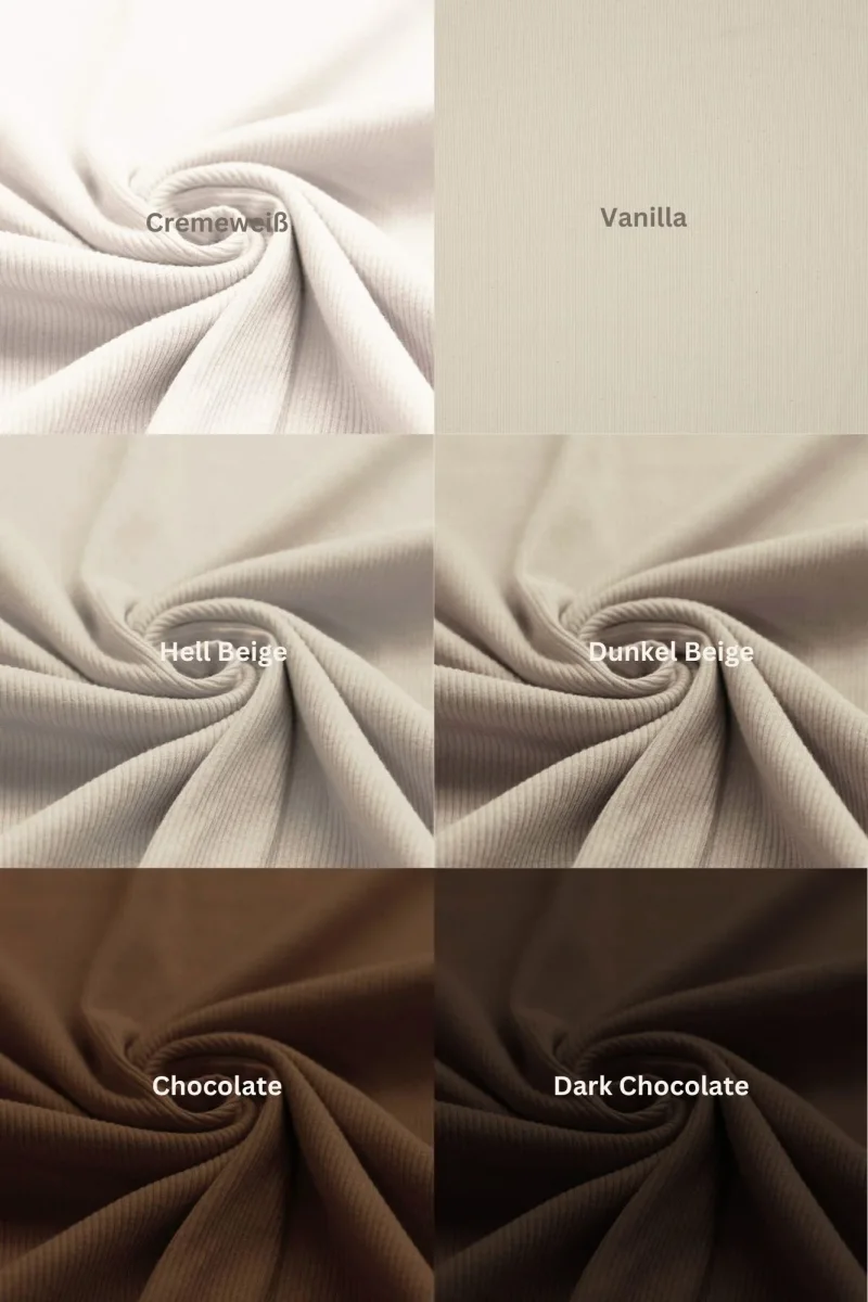 u00dcbersicht der verfu00fcgbaren Farben fu00fcr Ripp Jersey Beanies in Pastellblau, Rosa und Mint