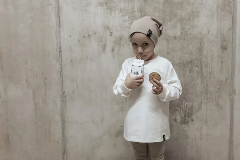 Slub Basic Beanie - Dunkel Beige