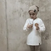 Slub Basic Beanie - Dunkel Beige