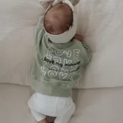 Oversize Sweater - I Love my... Sage