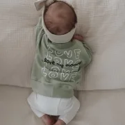 Oversize Sweater - I Love my... Sage
