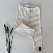 Leggins Basic - Creme gestreift