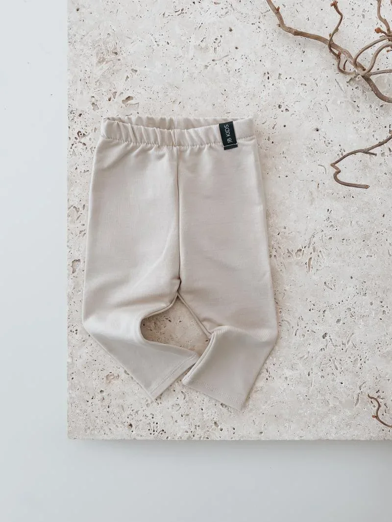 Leggins Ripp Hell Beige Uni