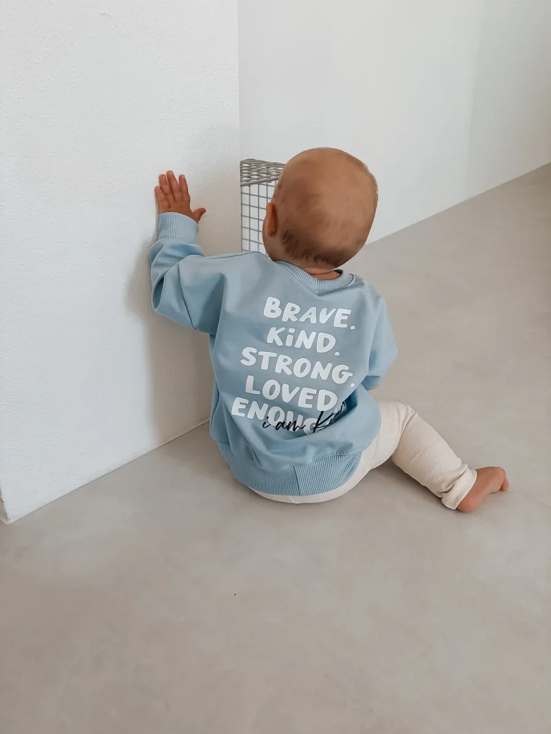 Oversize Sweater - Brave, Kind, Strong